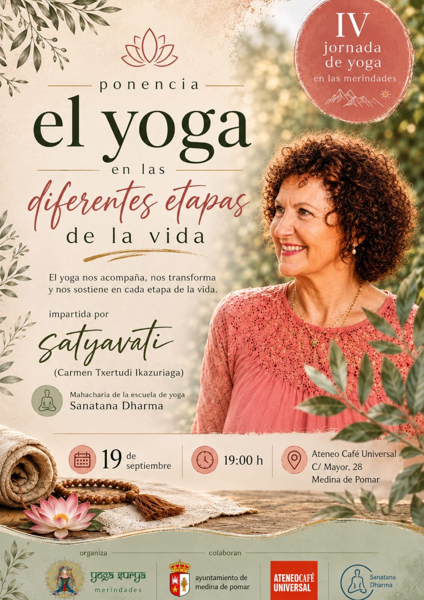 charla yoga 19 sept